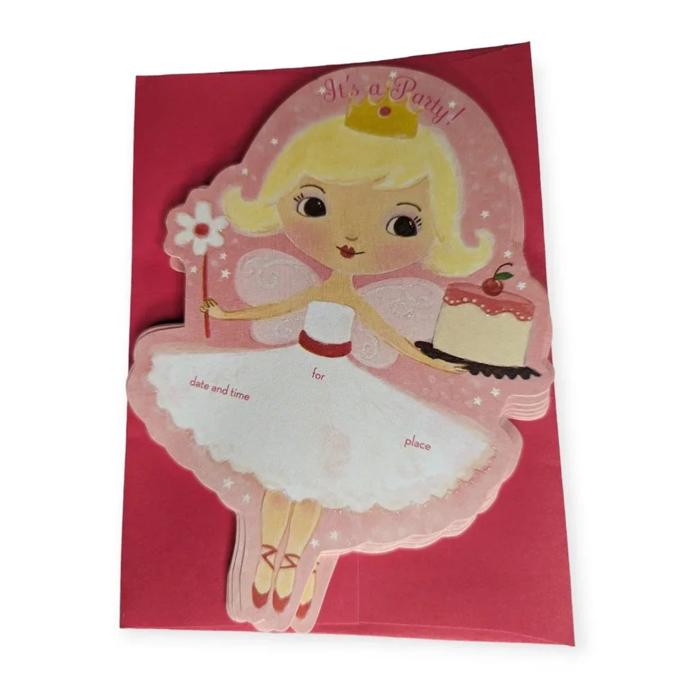 NWT Mara Mi Ballerina Party Invitations Pack of 10